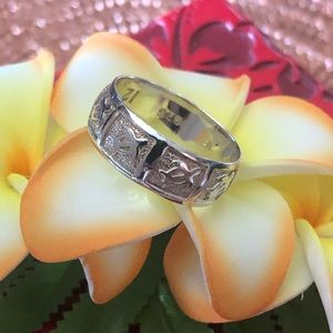 Hawaiian Honu silver 925 ring size 12